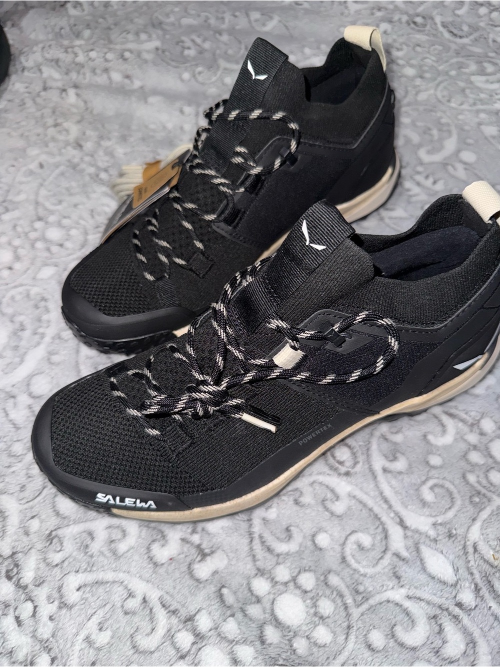 SALEWA Puez Knit PTX W Women’s Hiking Shoes Black – Size 8.5 – New No Box